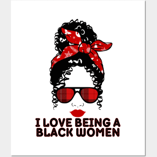 I love being a black woman Posters and Art